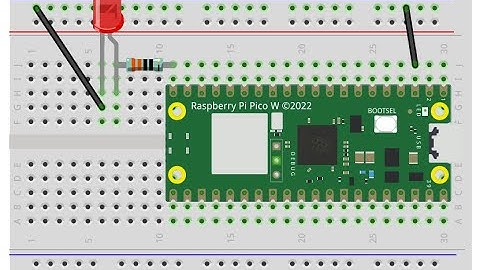Controlling an External LED with the RaspBerry Pi Pico W