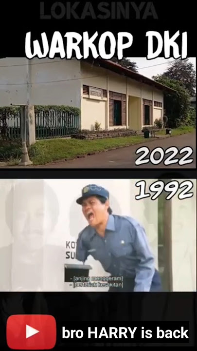 Warkop DKI lokasinya Dulu dan Sekarang #duludansekarang #lokasi #film #warkopdki
