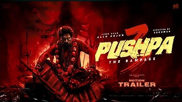 PUSHPA 3 : The Rampage - Notion Trailer | Allu Arjun | Rashmika | Vijay Deverakonda | Sukumar