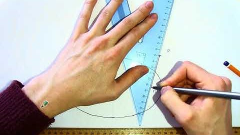 Tangent to an Ellipse from a point outside