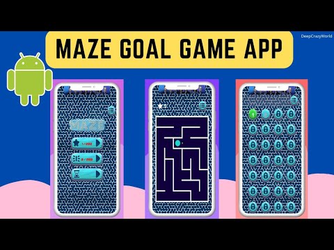 Maze Goal Game Android app with Android Studio