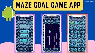Maze Goal Game Android app with Android Studio screenshot 2