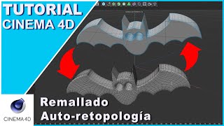 Auto Retopología con Quad Remesher tutorial  |  Cinema 4D