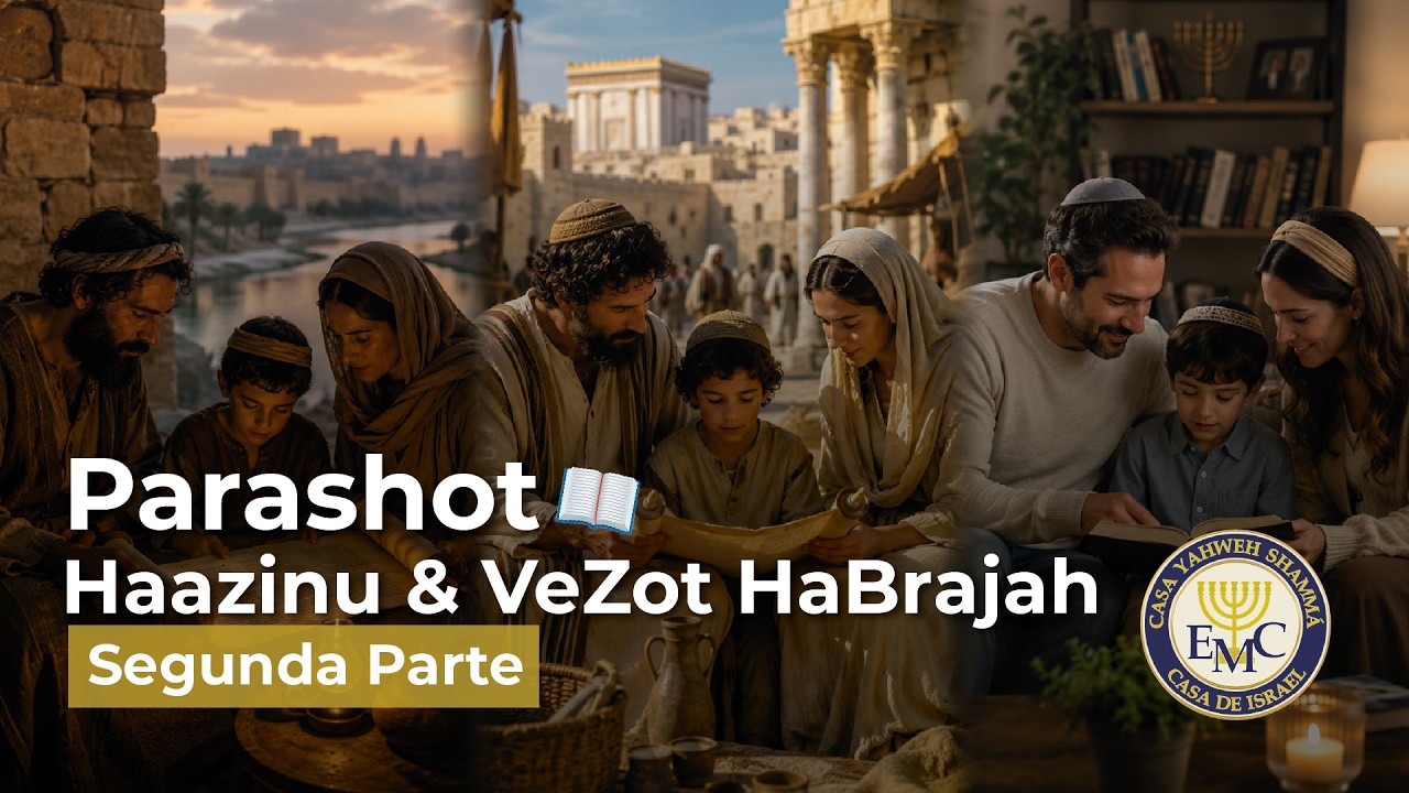 PARASHOT #53: "HAAZINU" ("ESCUCHA") / #54: "VEZOT HABERAJÁ" ("ESTA ES LA BENDICIÓN") 5786 - Parte 2.