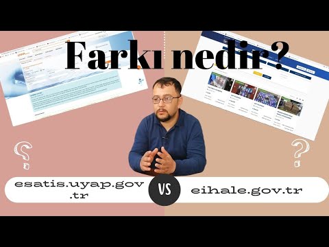 esatis.uyap. gov.tr ile eihale.gov.tr 'nin farkları neler? Ne satılır ?