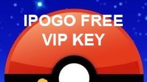 IPogo New VIP Key for free!