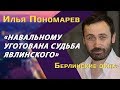 Илья Пономарев: о Навальном и Зеленском, бизнесе при Путине и жизни в Украине