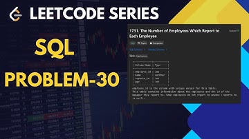 1731. The Number of Employees Which Report to Each Employee | Sql | #sql #leetcode