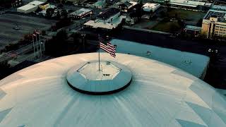Tacoma Dome Port of Tacoma Fly Through with Mavic 3