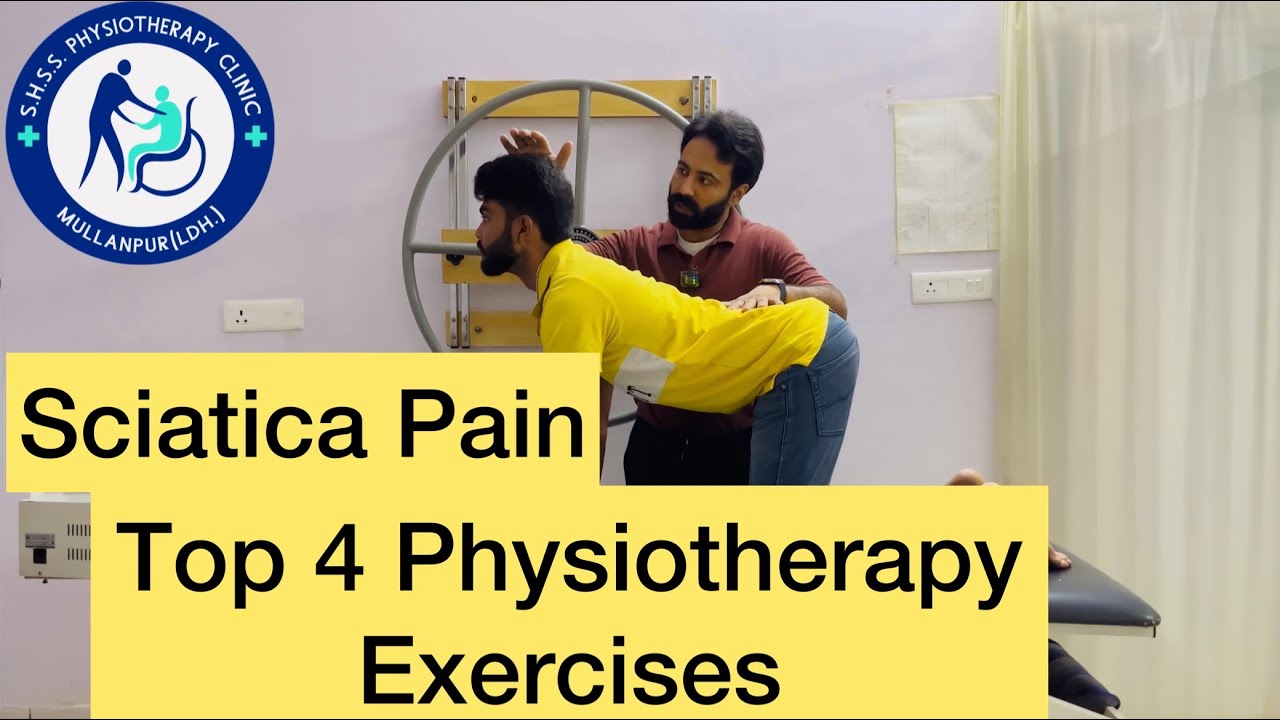 Sciatica Pain Top 🔝 4 Physiotherapy Exercises for Sciatica Pain Relief in Punjabi #sciatica