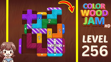 Color Wood Jam Level 256 Solution Walkthrough