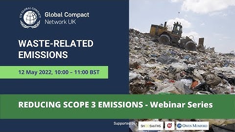 Reducing Scope 3 Emissions: Waste-related Emissions