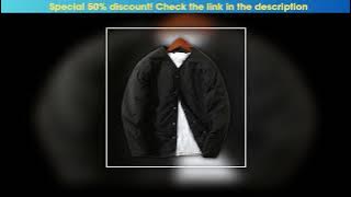 Top Retro ex Cotton Jaet with Button V-Ne Waterproof Workwear Layering k id Men's Faionable Cotton•