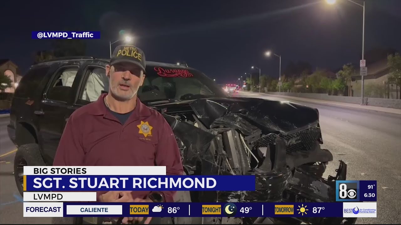 Fatal crash leaves 2 people dead in northeast Las Vegas valley - YouTube