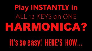 Play Instantly in All 12 Keys on One Harmonica? IT'S SO EASY! Here's How...  (Harmonica + iPad #8)