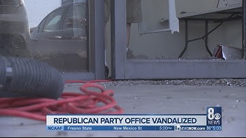 Republican Party Office Vandalized
