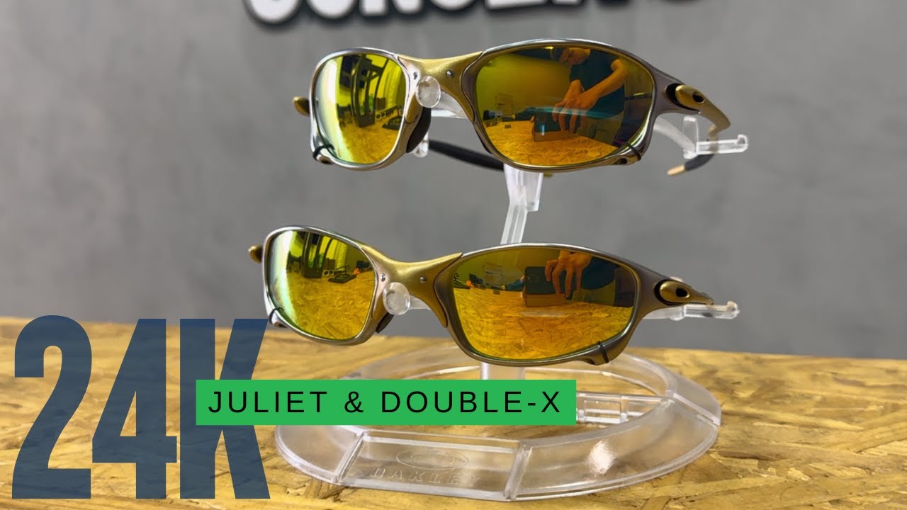 🏆Double-X Xx 24k & Juliet 24k Oakley Linha Special! Teste