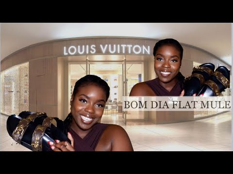 🎉 LV BOM DIA FLAT COMFORT MULES UNBOXING 