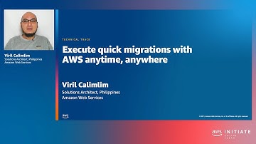 AWS Initiate Online ASEAN 2021 - Execute quick migrations with AWS anytime, anywhere (English)
