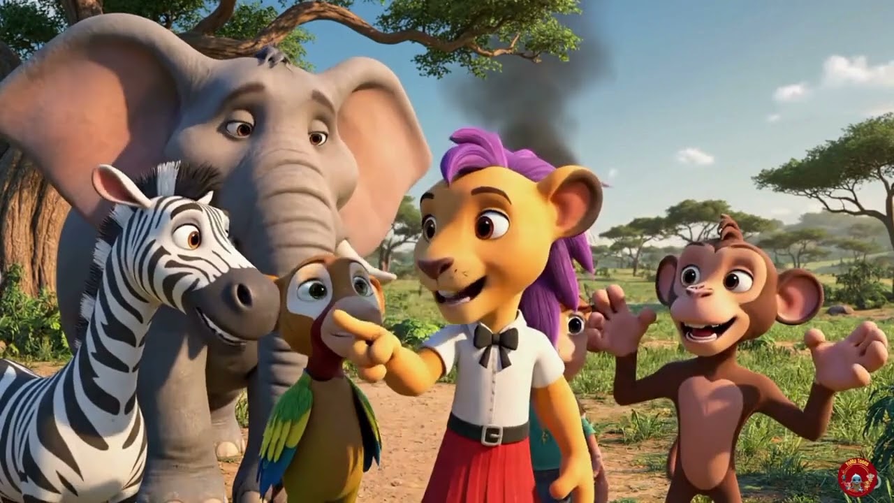 Norwegian | Simba og kjempens fotspor | Simba and the Giant's Footprint