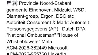 07/30/26 @mrRobertoHaak proceeding with further investigation (TECH)CENSORSHIP/DSA for, among oth...