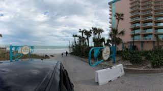 Daytona Beach FL 360 view drive on the beach 12 27 2022
