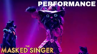 Cat Witch sings “greedy” by Tate McRae | The Masked Singer | Season 14