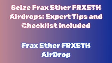 Get Free Frax Ether FRXETH Airdrop  |  Discover Frax Ether FRXETH Airdrop Exchange Options