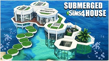 Sims 4 UNDERWATER HOUSE 🌊 [No CC] - Speed Build | Kate Emerald