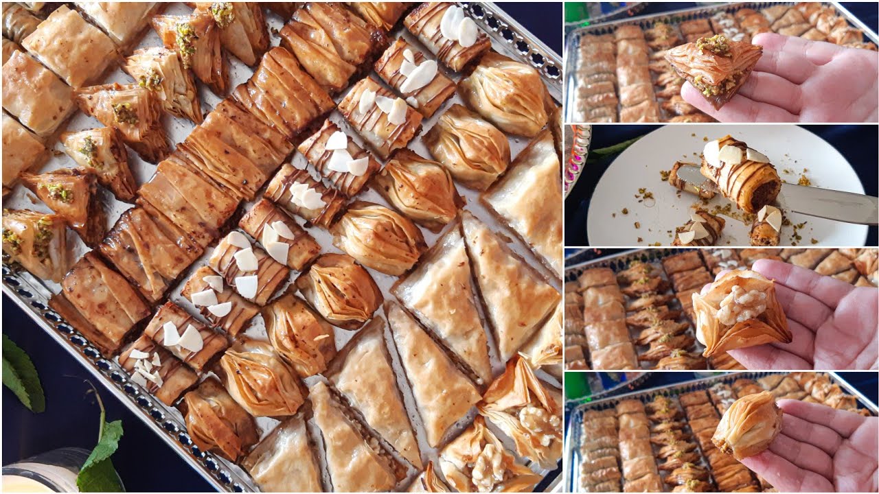 جديد‼بلاطو راقي بسرعة وباقل تكلفة 8اشكال مميزة تحمر لوجهbaklava