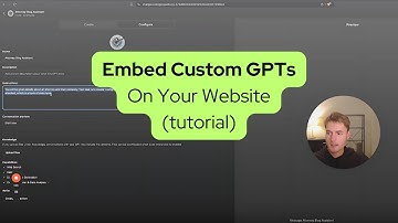 Embed Custom GPTs Onto Your Website (Tutorial)