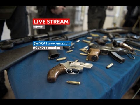 LIVE: SAPS destroy illegal firearms