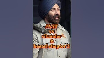 Jaat movie vs sikander and kesari chepter 2 box office collection, #jaat #shorts #shortvideo #movie