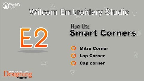 How To Use Smart Corner In Wilcom Embroidery Studio E2 In Urdu and Hindi