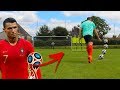 CRISTIANO RONALDO FREEKICK CHALLENGE !