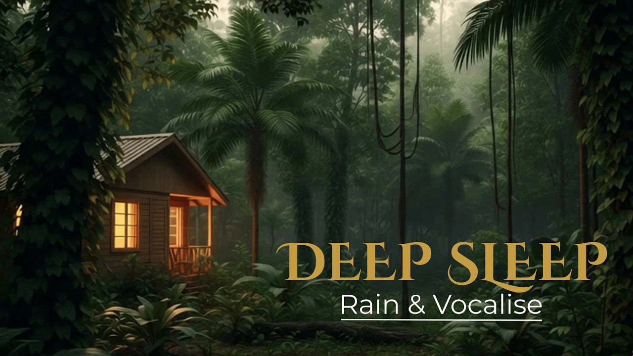 Sleep Instantly 🌿 Rain Sounds & Soft Vocalise for Deep Relaxation and Insomnia (2 Hours)