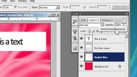 ThinkTutorial.com: How to adjust the layer opacity on Adobe Photoshop?