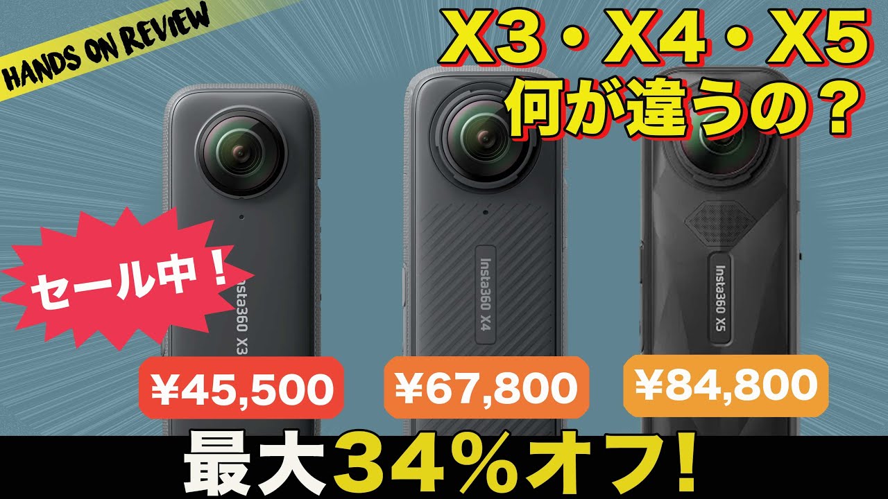 A thorough comparison of the previous models of Insta360 X5, X4