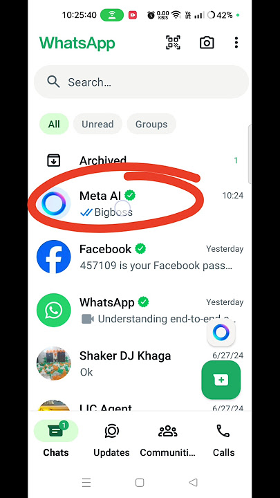 What is Whatsapp Meta AI??? #whatsapp #meta #ai #shorts