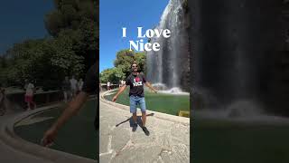 I LOVE NICE et la cascade du château de Nice. #edwin #ilovenice #nicecotedazur #nice