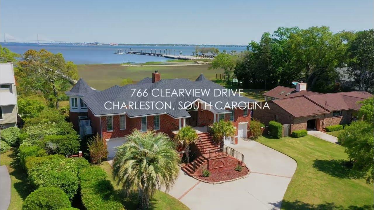 SOLD Unobstructed Views of Charleston Harbor at 766 Clearview Dr on