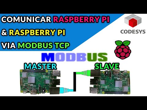 🔵✅CODESYS 3.5 - COMUNICAR 2 RASPBERRYS VIA MODBUS TCP / COMMUNICATE 2 RASPBERRYS THROUGH MODBUS TCP