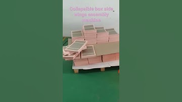 ST-900Z collapsible box side wings assembly machine/ foldable box assembly machine