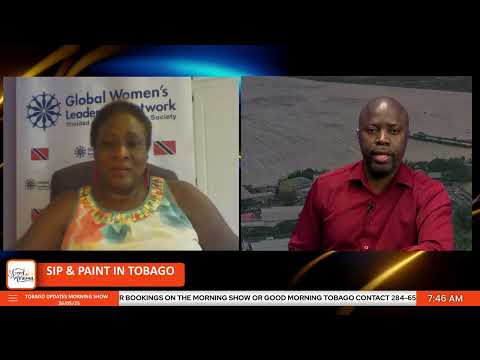 Sip & Paint in Tobago | Gail Remy-Rajkuma | Host: Akinlabi Holder | Tobago Updates