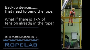 Backup device on a loaded rope?