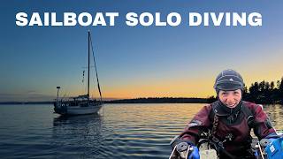Test diving off my sailboat - Another trip of firsts