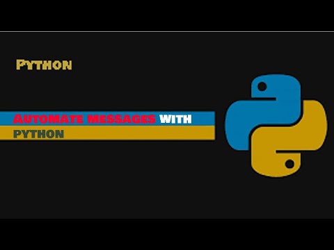 Automating Messages Sending with Python  GUI  | Hysus Th