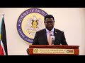 Press Statement by Hon. Minister  Monday Semaya K. Kumba, on his Return from Sudan