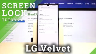 How to Change Screen Lock on LG VELVET – Set Up Screen Lock Method screenshot 4