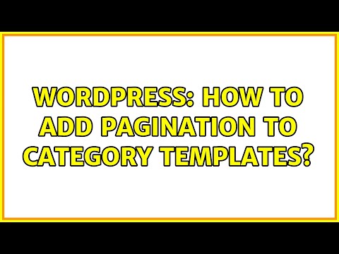 Wordpress: How to